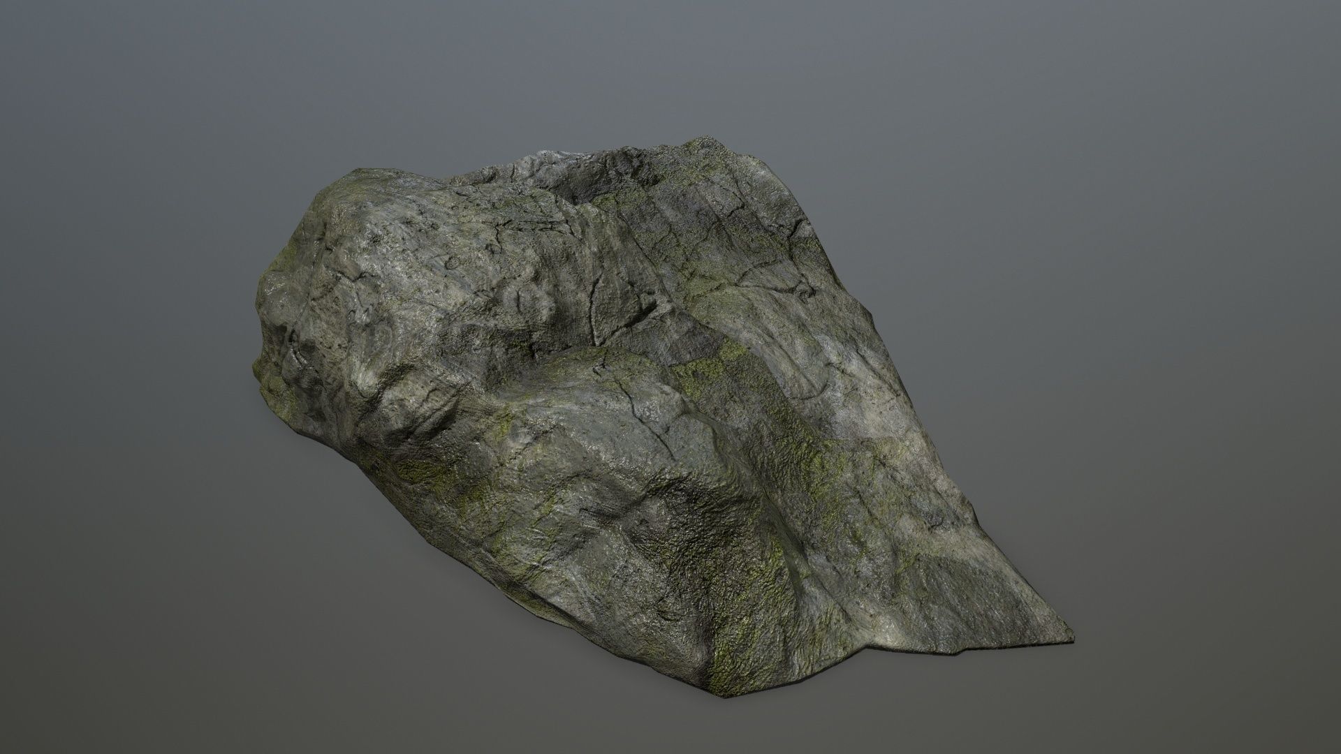 cliff rock set 2 Low-poly 3D model_19