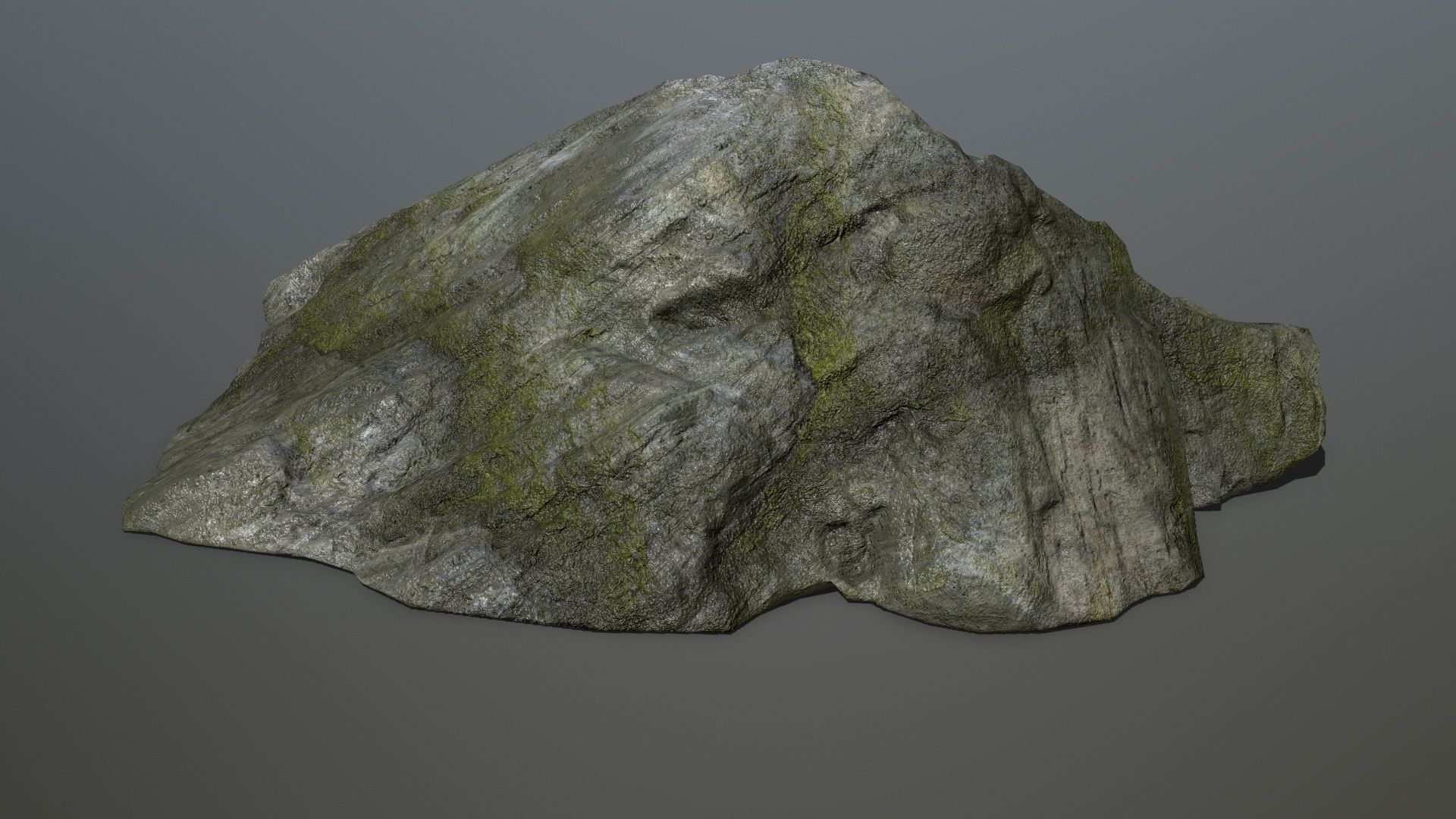 cliff rock set 2 Low-poly 3D model_6
