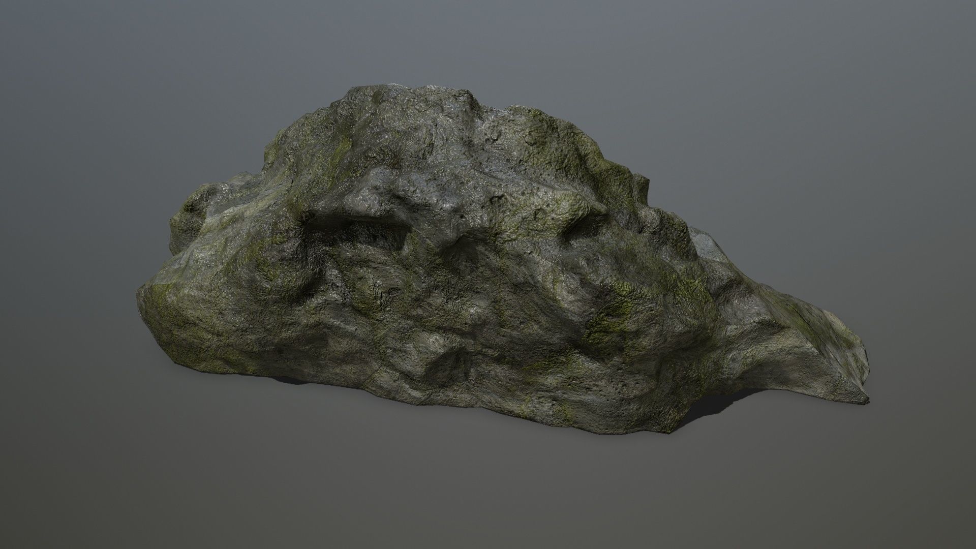 cliff rock set 2 Low-poly 3D model_23