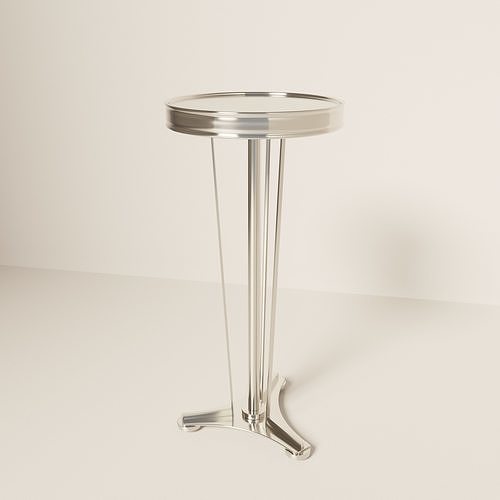 French modern side table 3D model | CGTrader