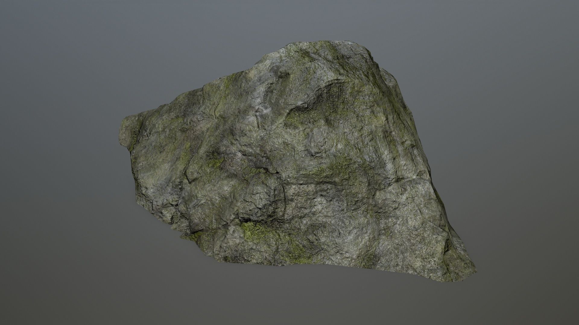 cliff rock set 3 Low-poly 3D model_27