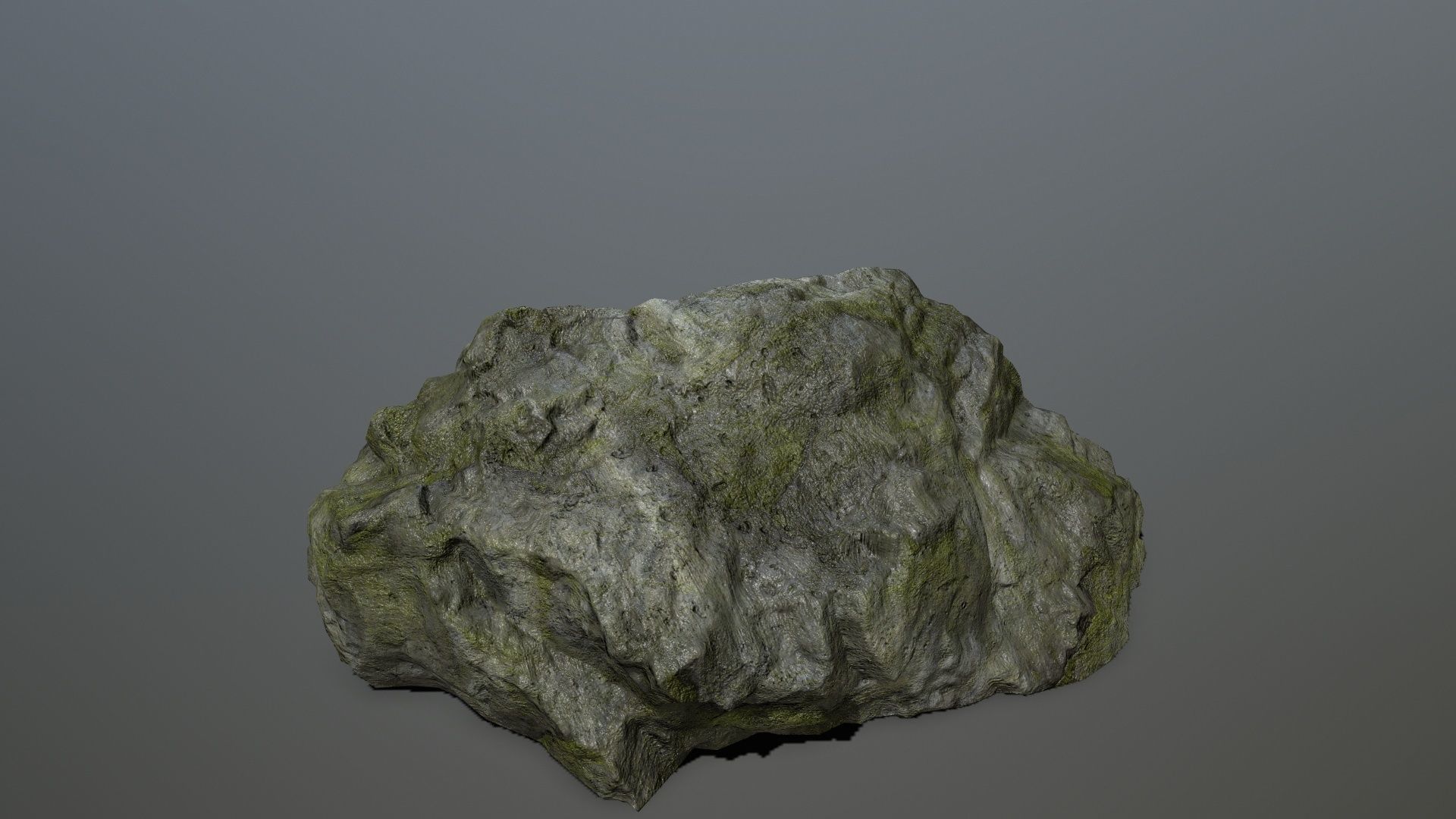 cliff rock set 3 Low-poly 3D model_15