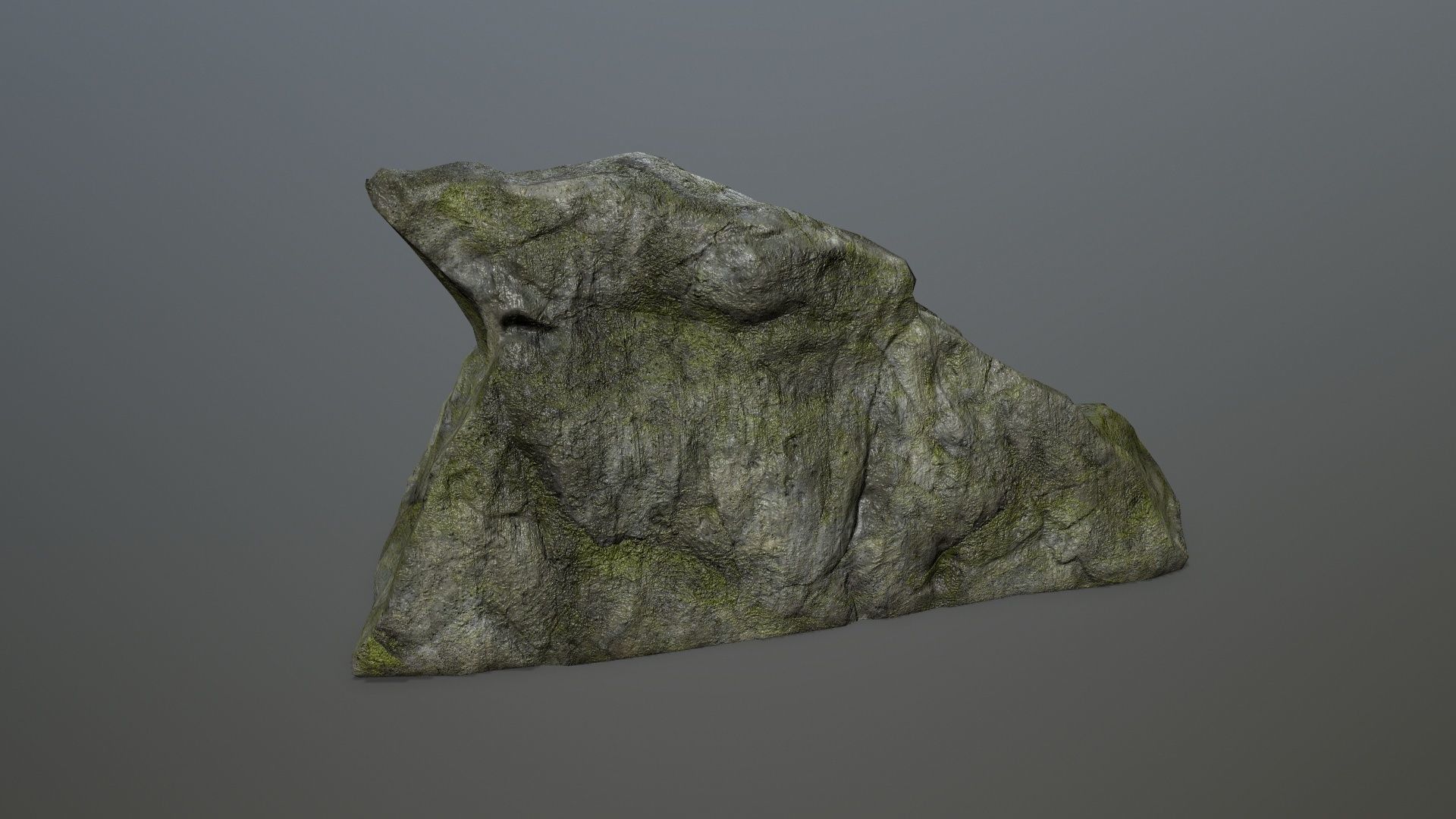 cliff rock set 3 Low-poly 3D model_22