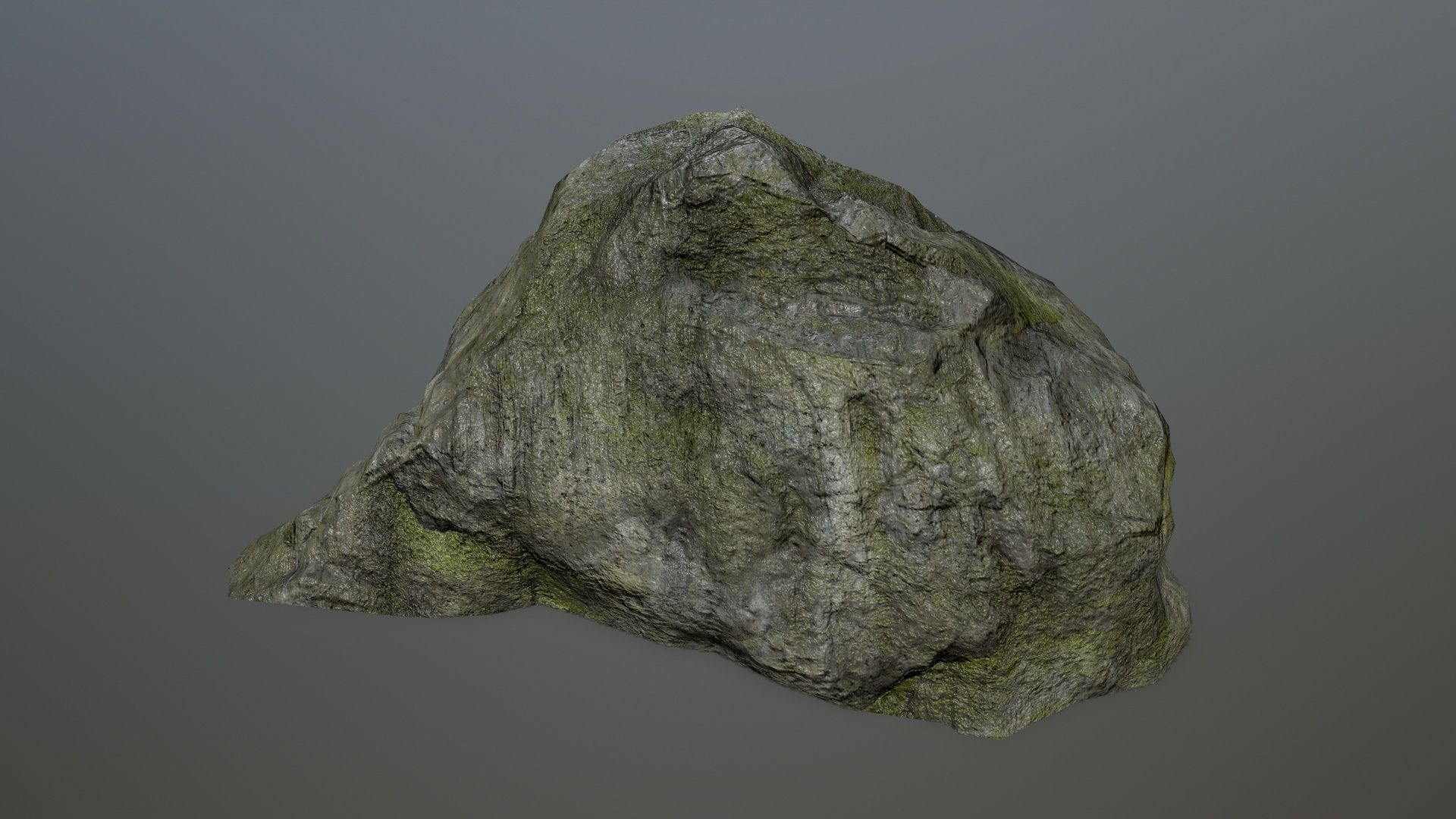 cliff rock set 3 Low-poly 3D model_28
