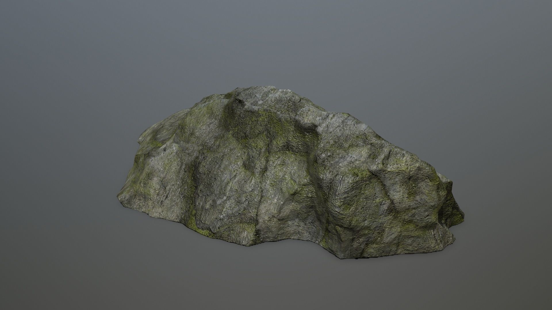 cliff rock set 3 Low-poly 3D model_11
