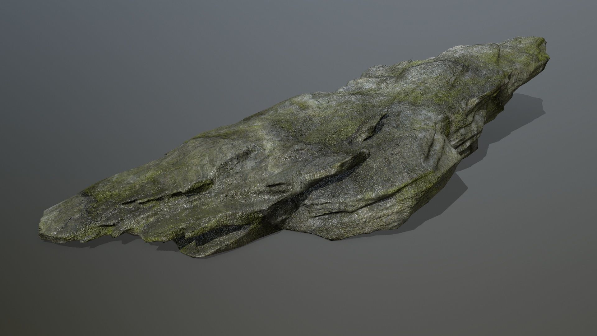 cliff rock set 3 Low-poly 3D model_34