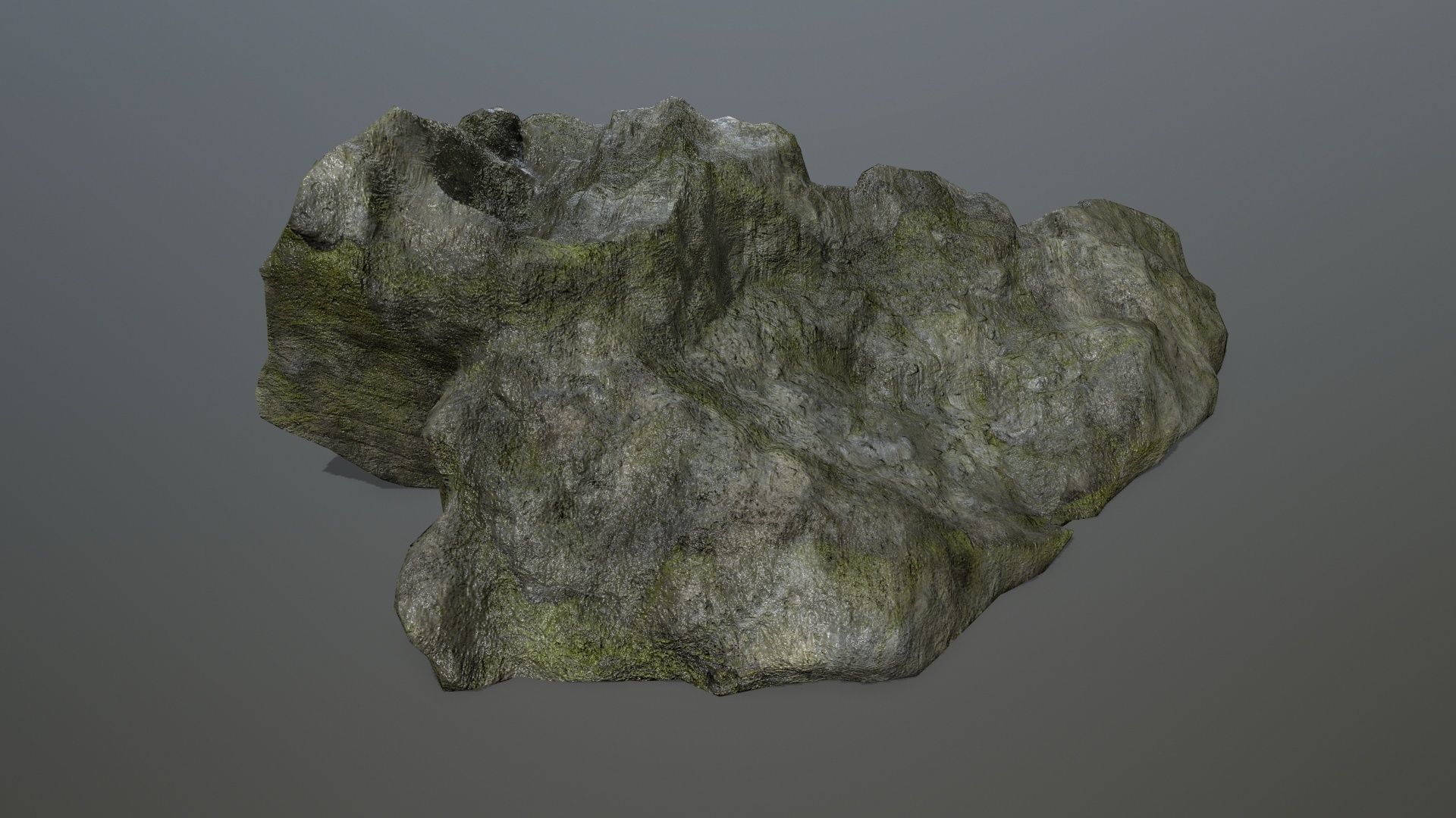 cliff rock set 3 Low-poly 3D model_30