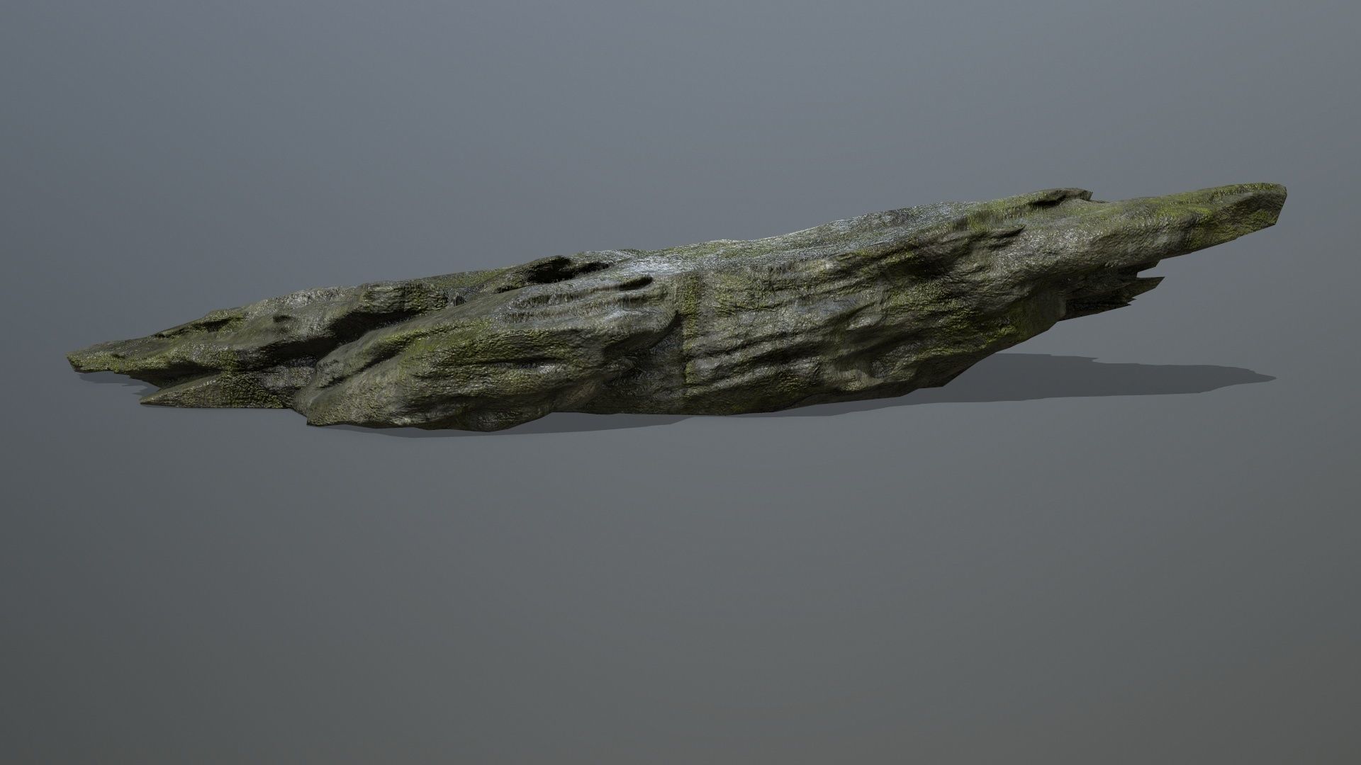 cliff rock set 3 Low-poly 3D model_31