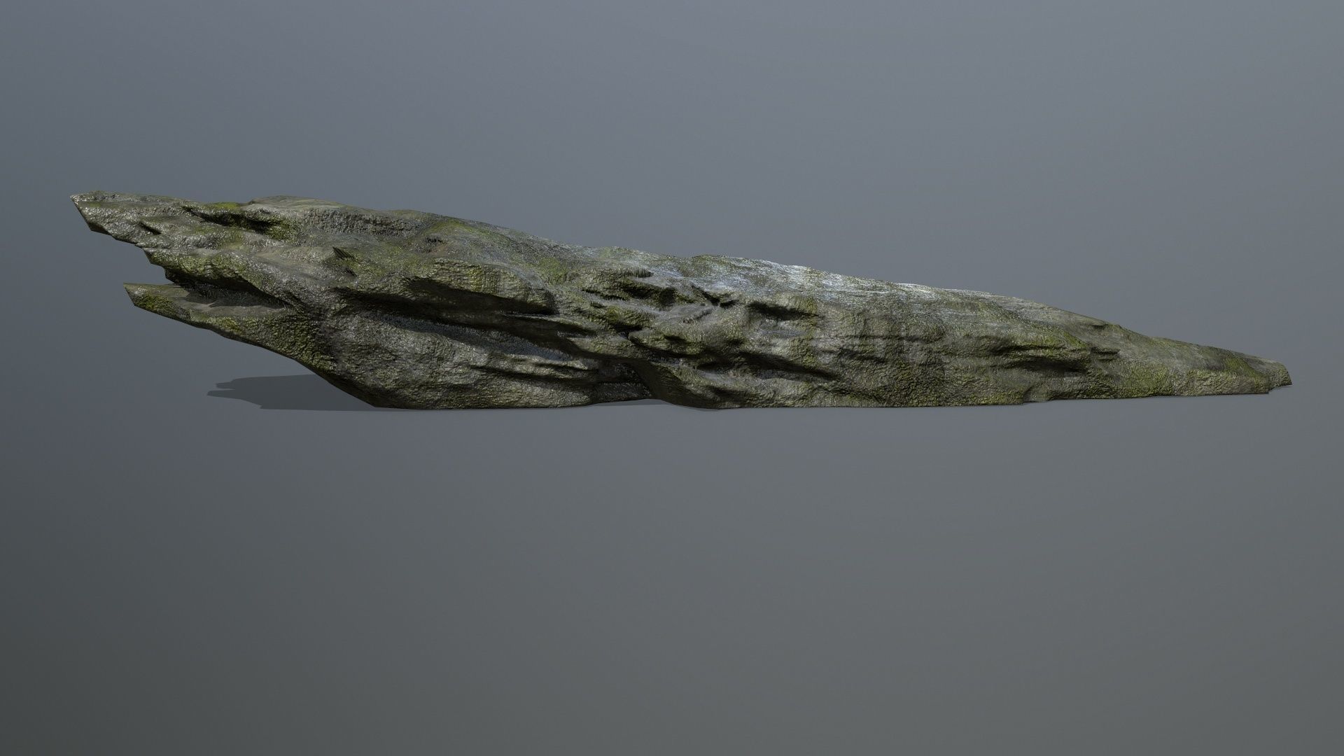 cliff rock set 3 Low-poly 3D model_25