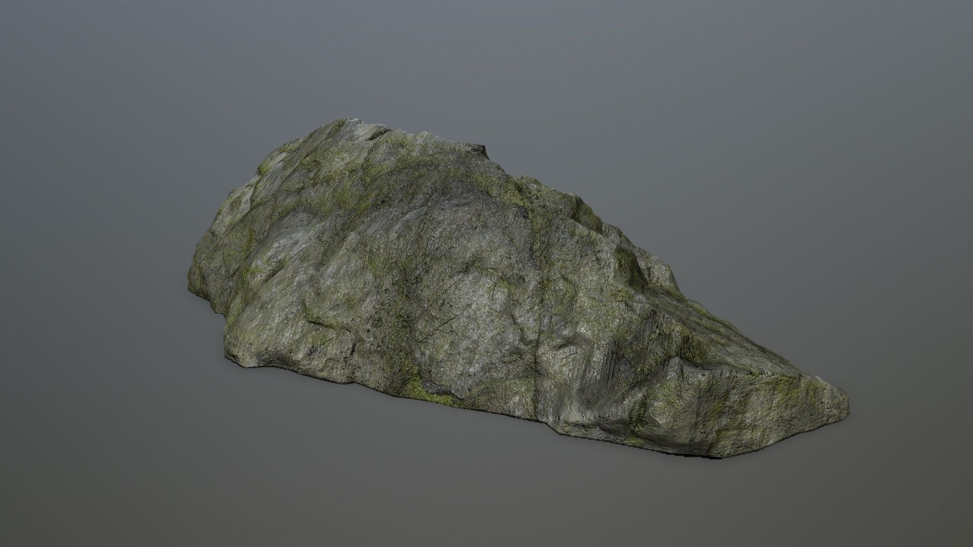 cliff rock set 3 Low-poly 3D model_9
