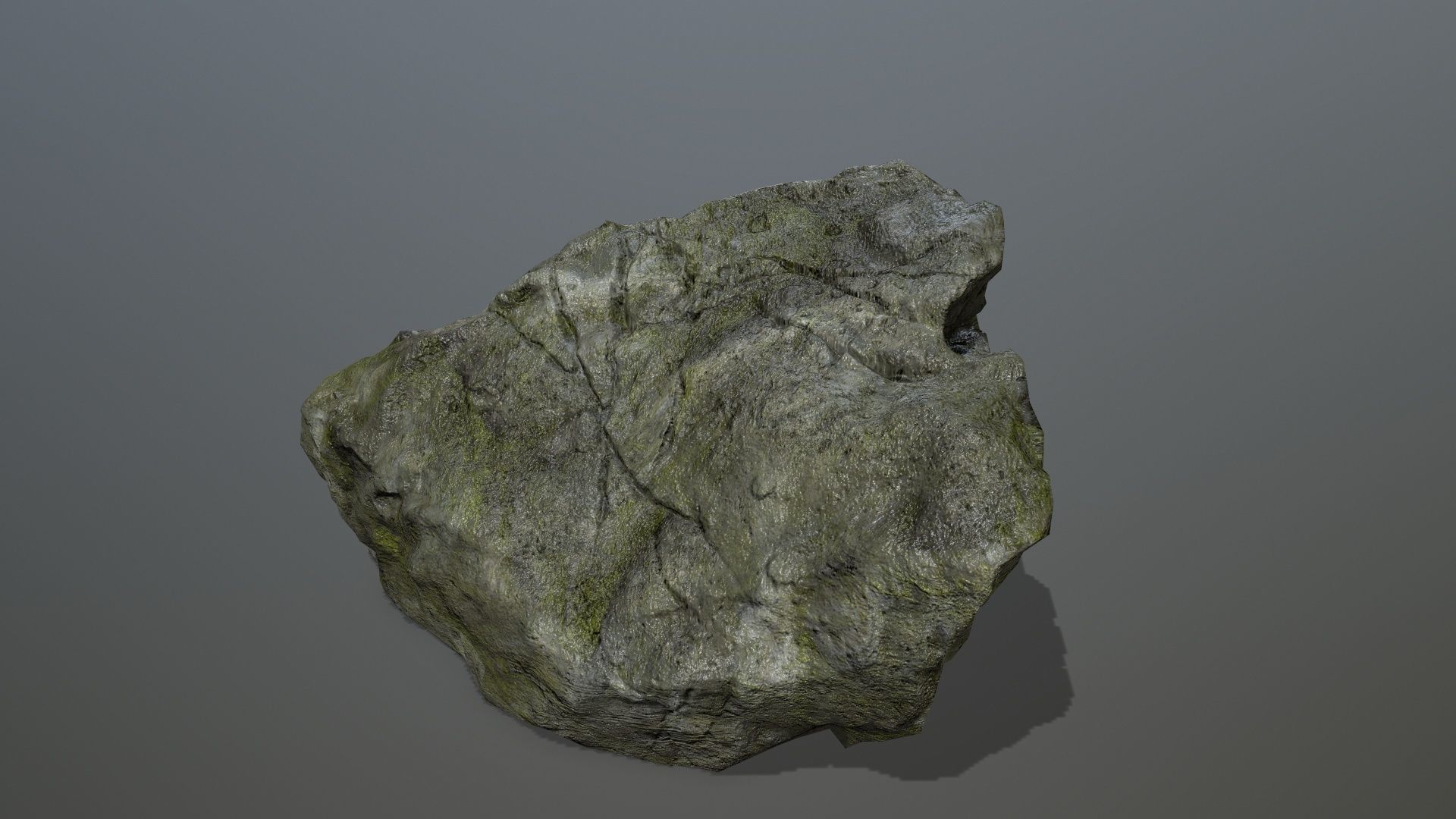 cliff rock set 3 Low-poly 3D model_21