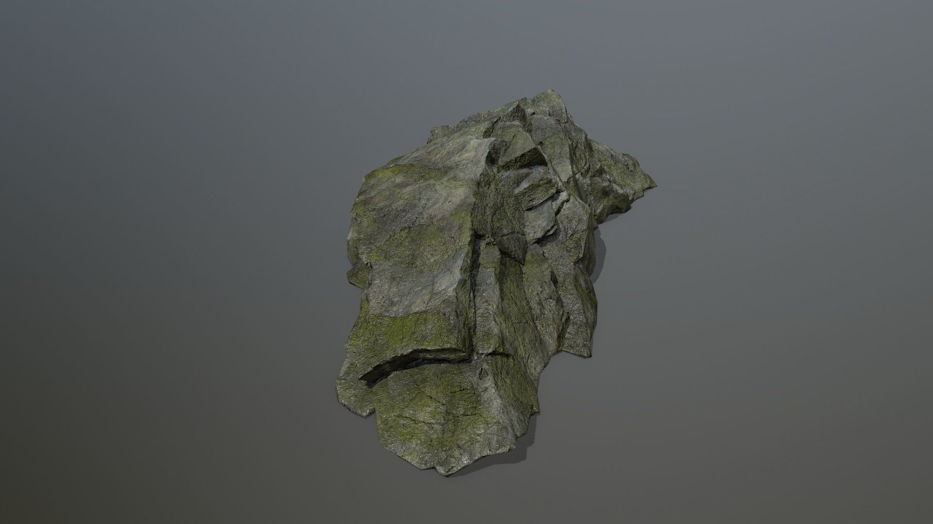 cliff rock set 3 Low-poly 3D model_33