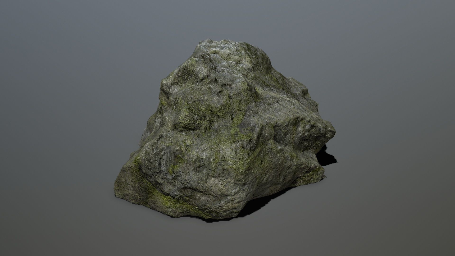 cliff rock set 3 Low-poly 3D model_16