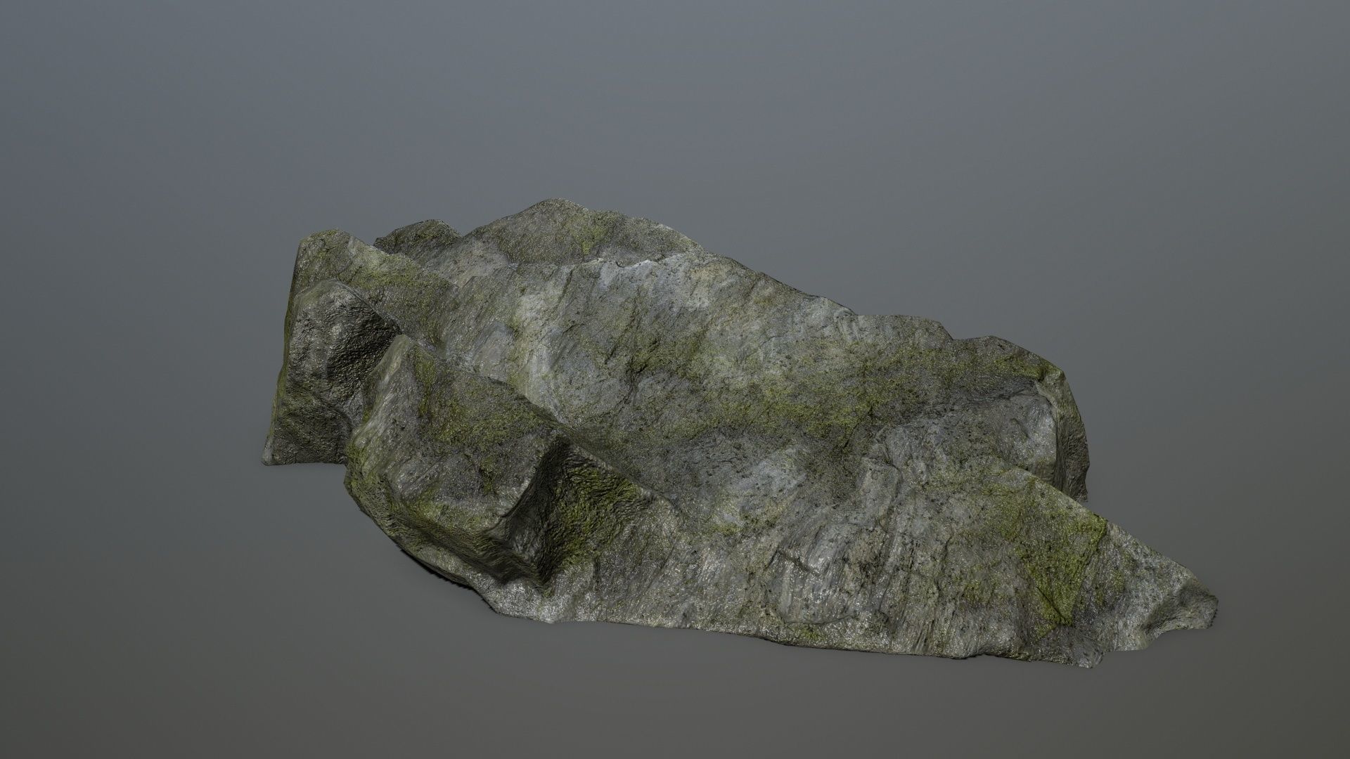 cliff rock set 3 Low-poly 3D model_13
