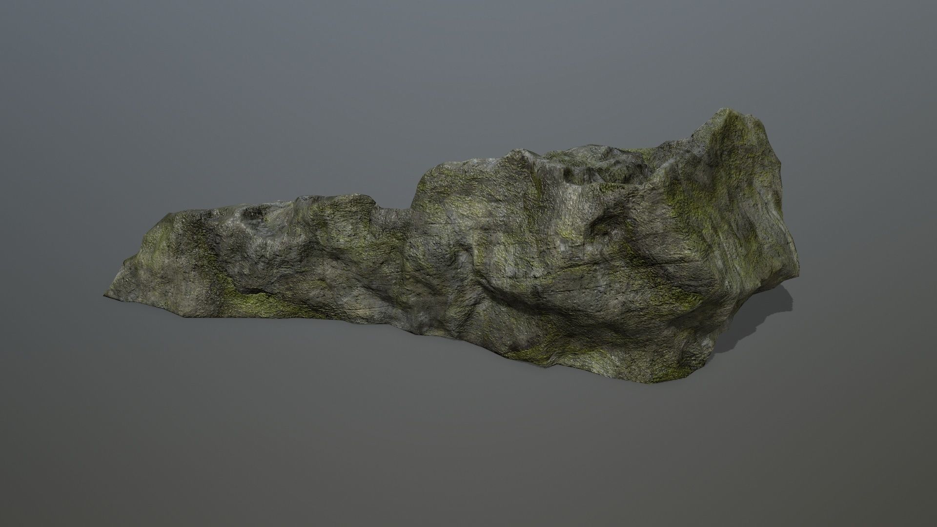 cliff rock set 3 Low-poly 3D model_40