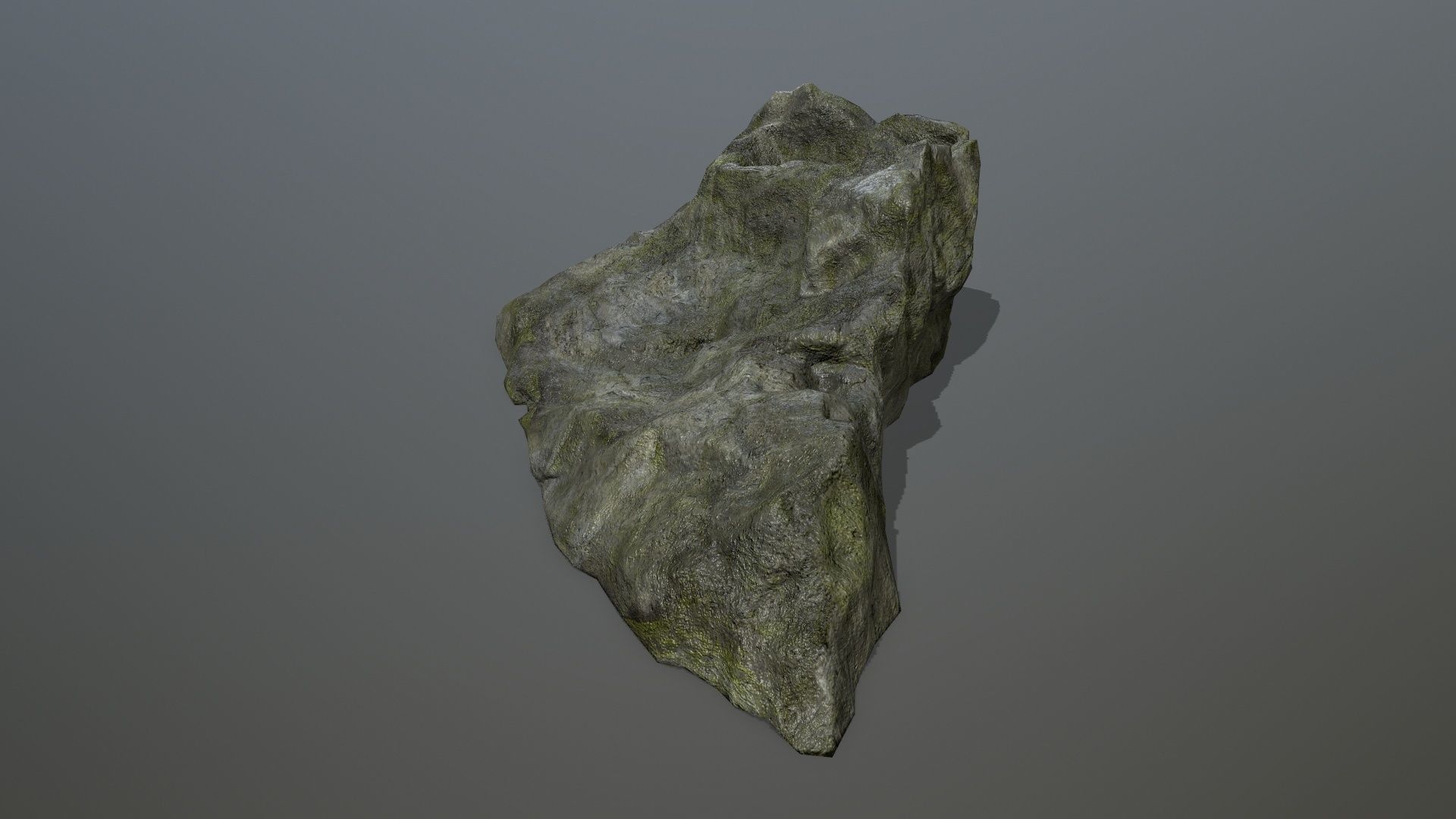 cliff rock set 3 Low-poly 3D model_41