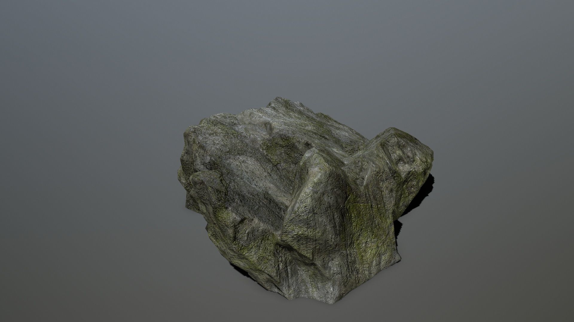 cliff rock set 3 Low-poly 3D model_14