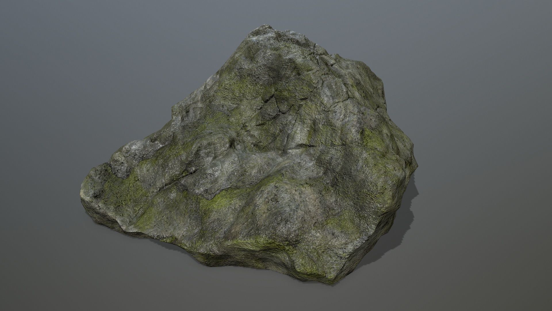 cliff rock set 3 Low-poly 3D model_19