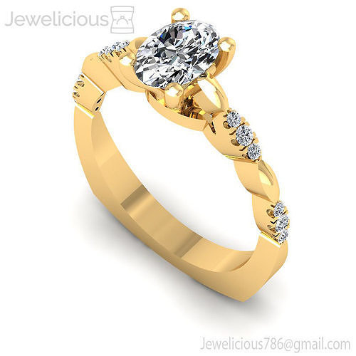 Jewelicious-953-Ring diamond engagement ring gold