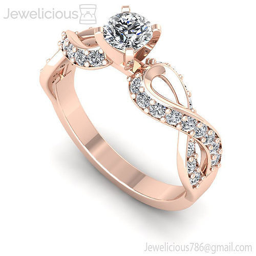 Jewelicious-940-Ring infinity diamond engagement ring