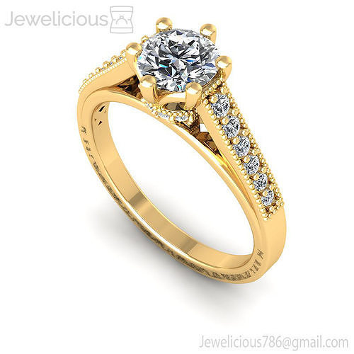 Jewelicious-912-Ring diamond engagement ring gold