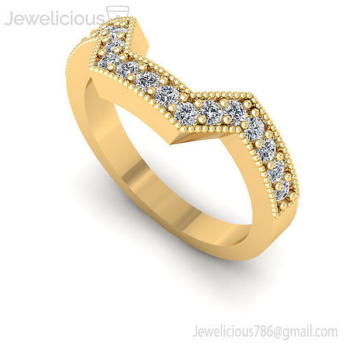 Jewelicious-898-Ring diamond wedding band with pave set diamonds