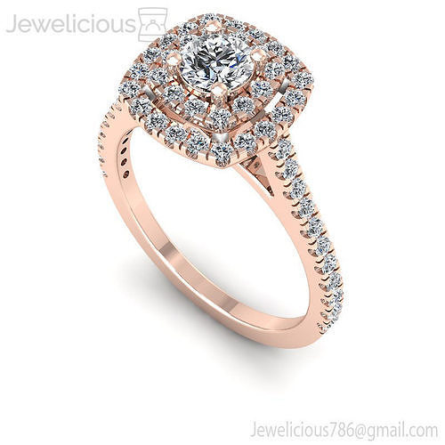 Jewelicious-834-RIng rose gold diamond halo engagement ring