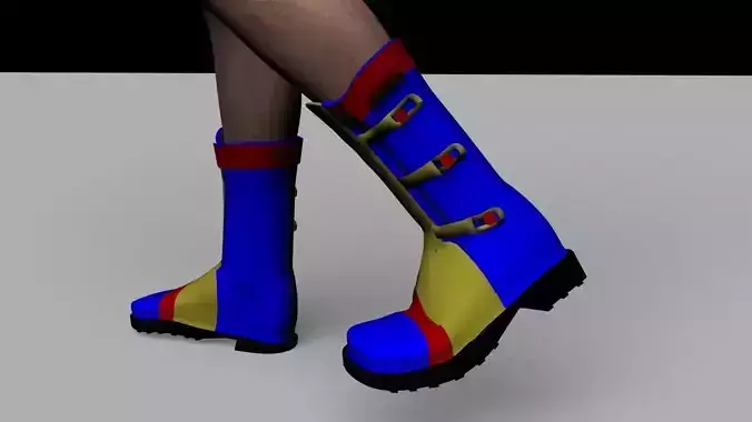 TRIAL BOOTS 3D model