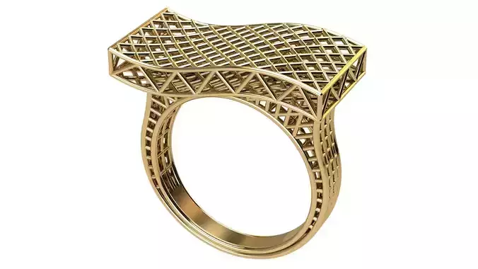 Wired Wave Ring