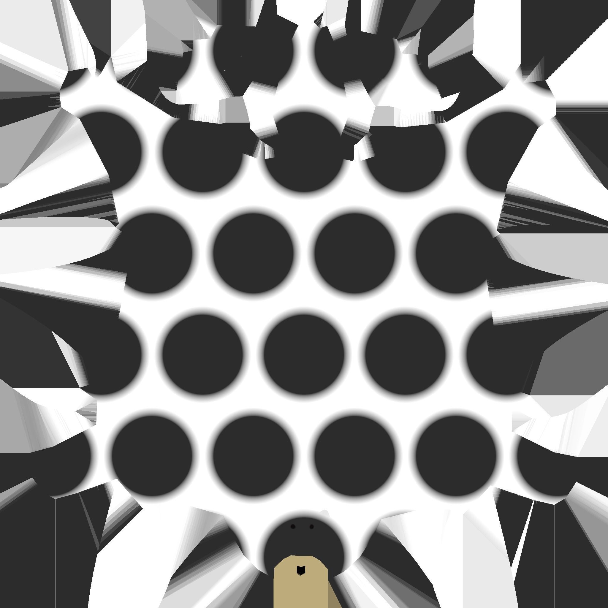 Cow Cartoon Low-poly 3D model_12