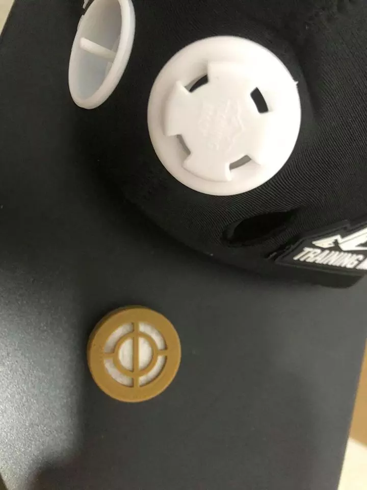 traning mask filter adaptor  3D model_0