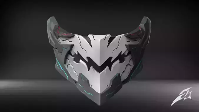 Orbital Frame Custom Mask Fan Art 3D print model