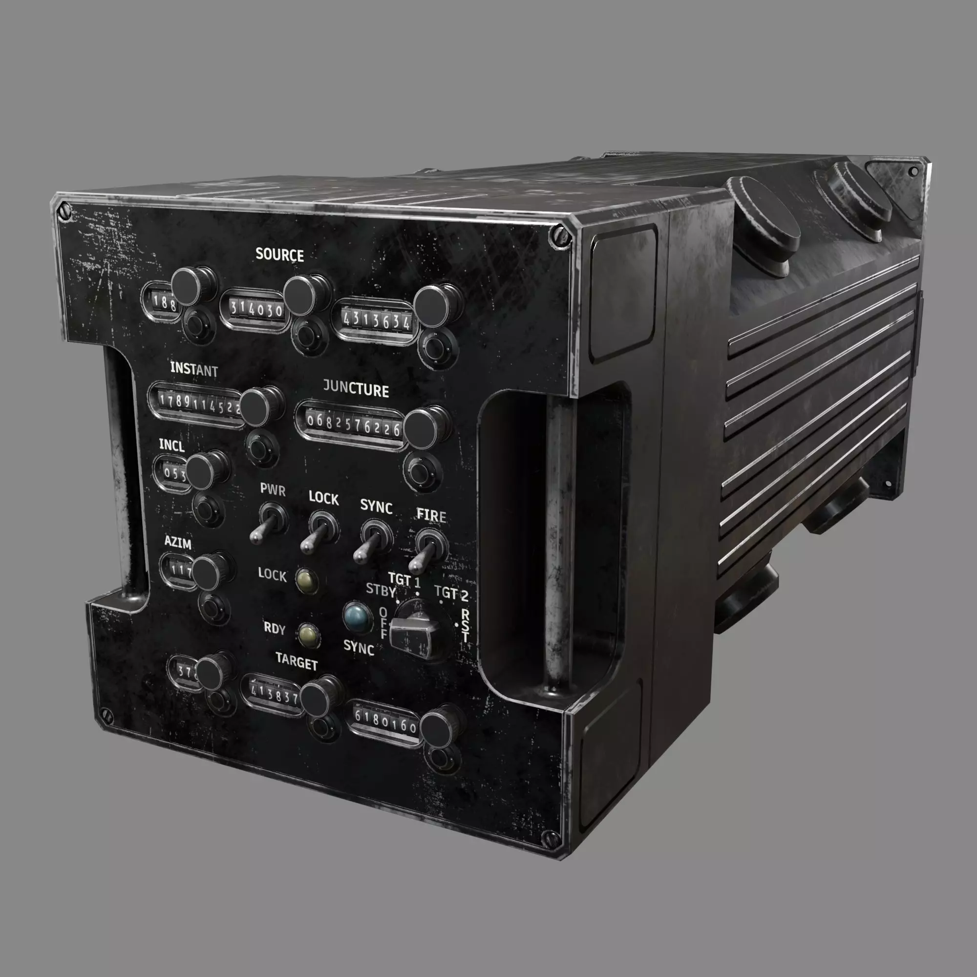 The Device box Free low-poly 3D model_0