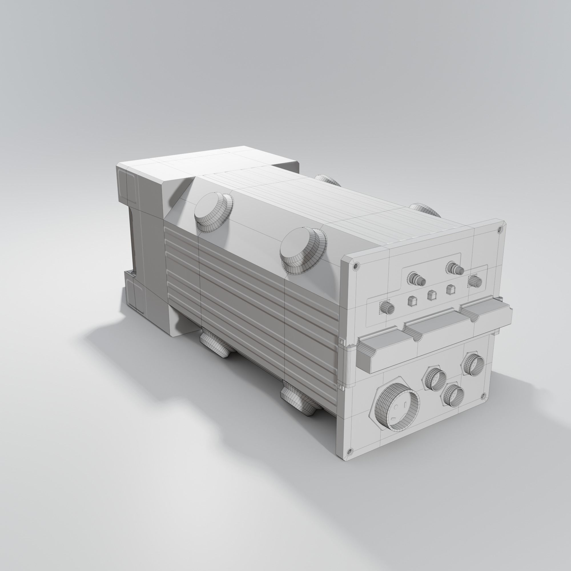 The Device box Free low-poly 3D model_27