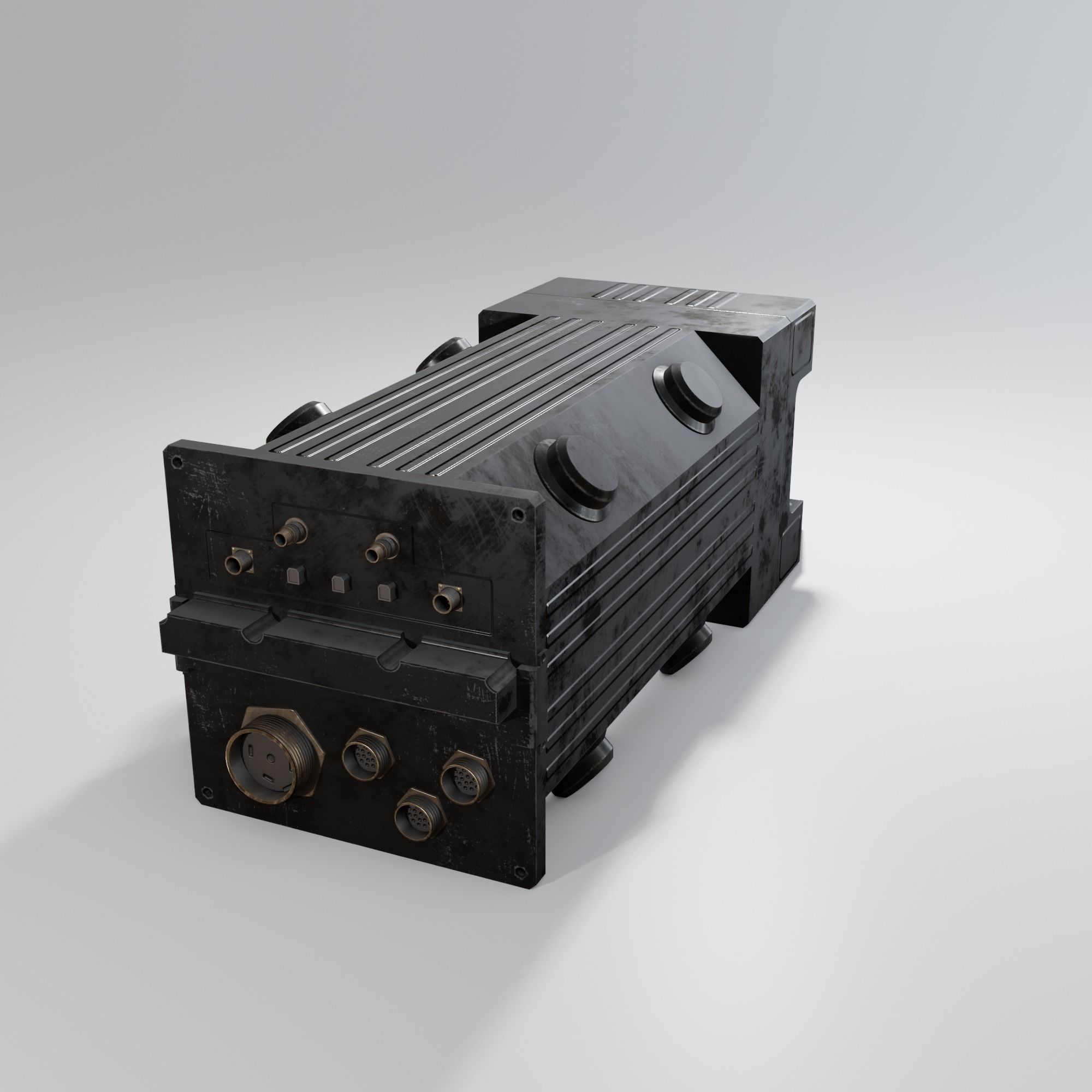 The Device box Free low-poly 3D model_17