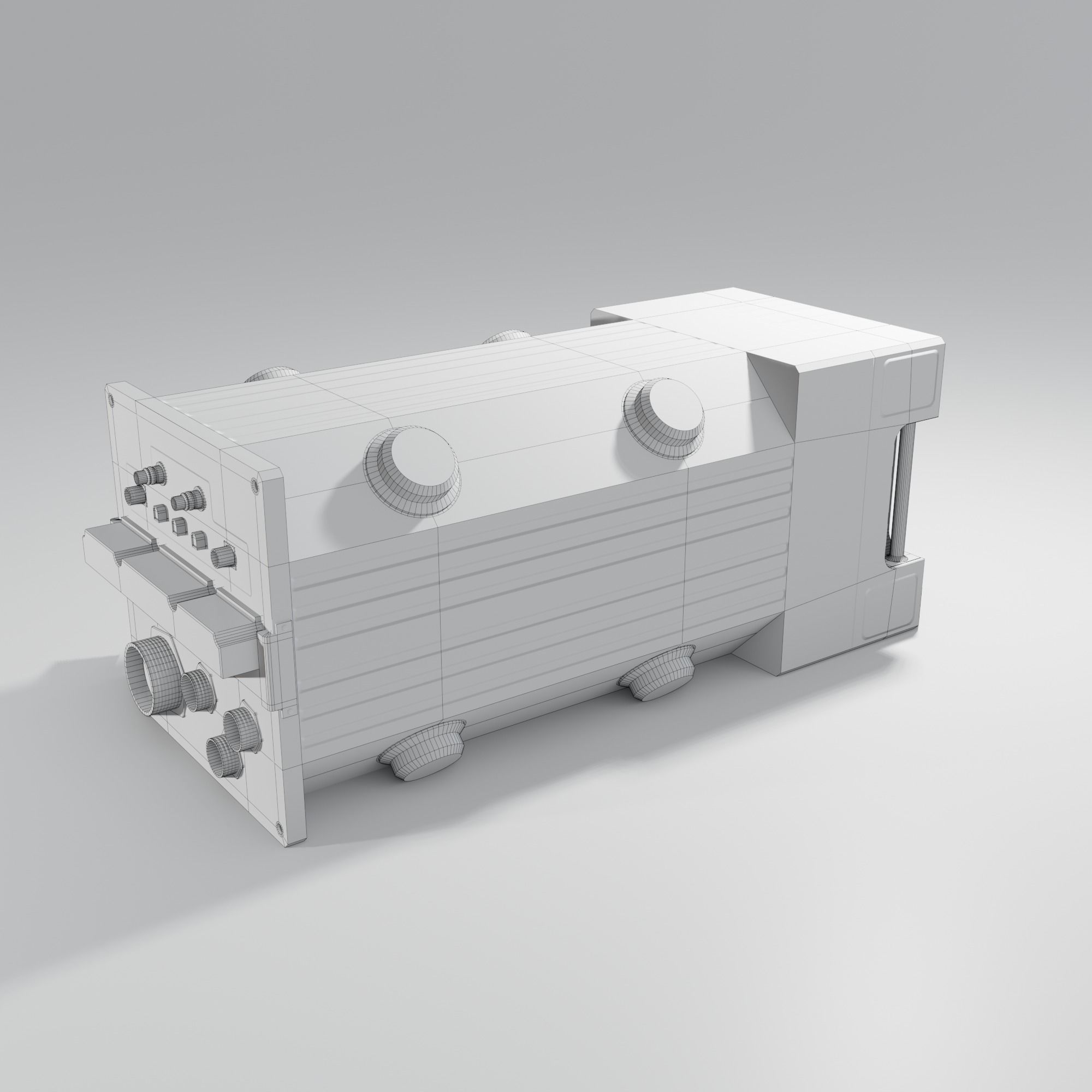 The Device box Free low-poly 3D model_30