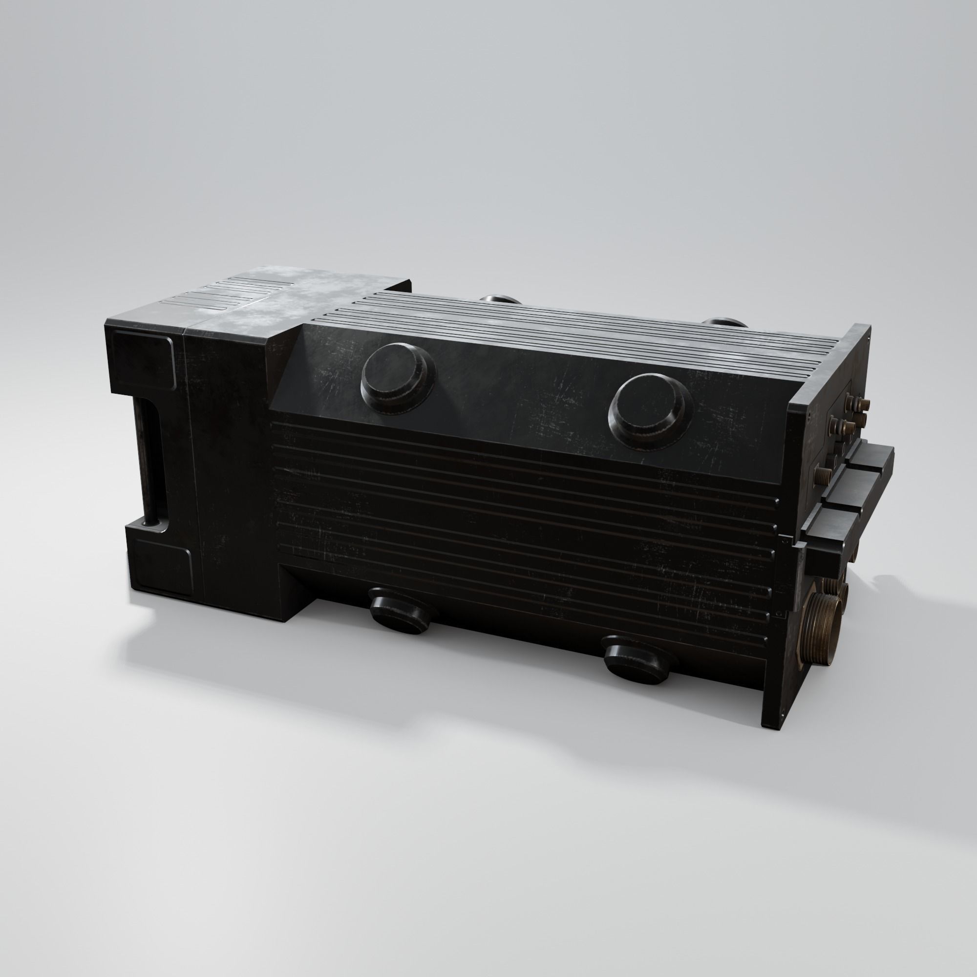 The Device box Free low-poly 3D model_14