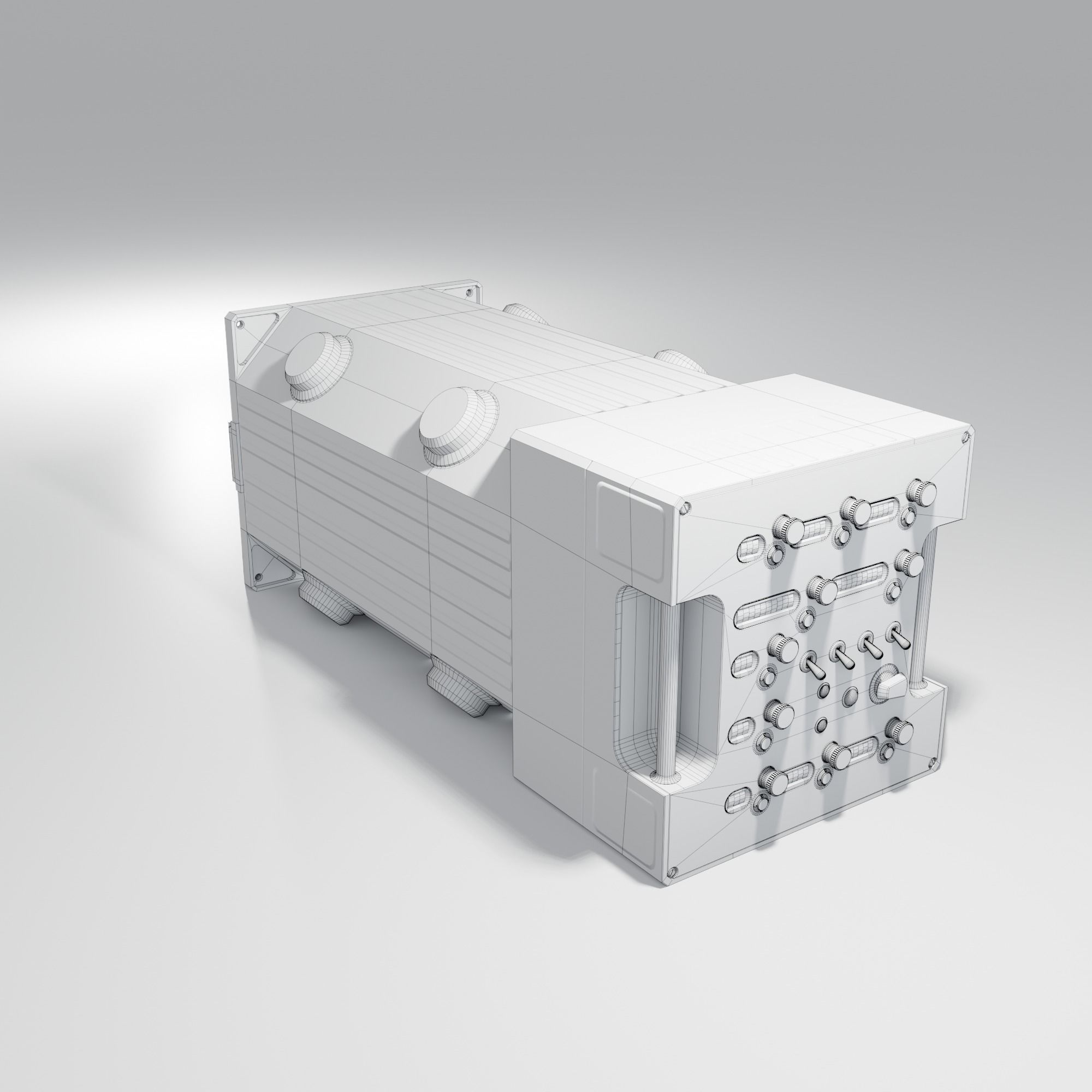 The Device box Free low-poly 3D model_21