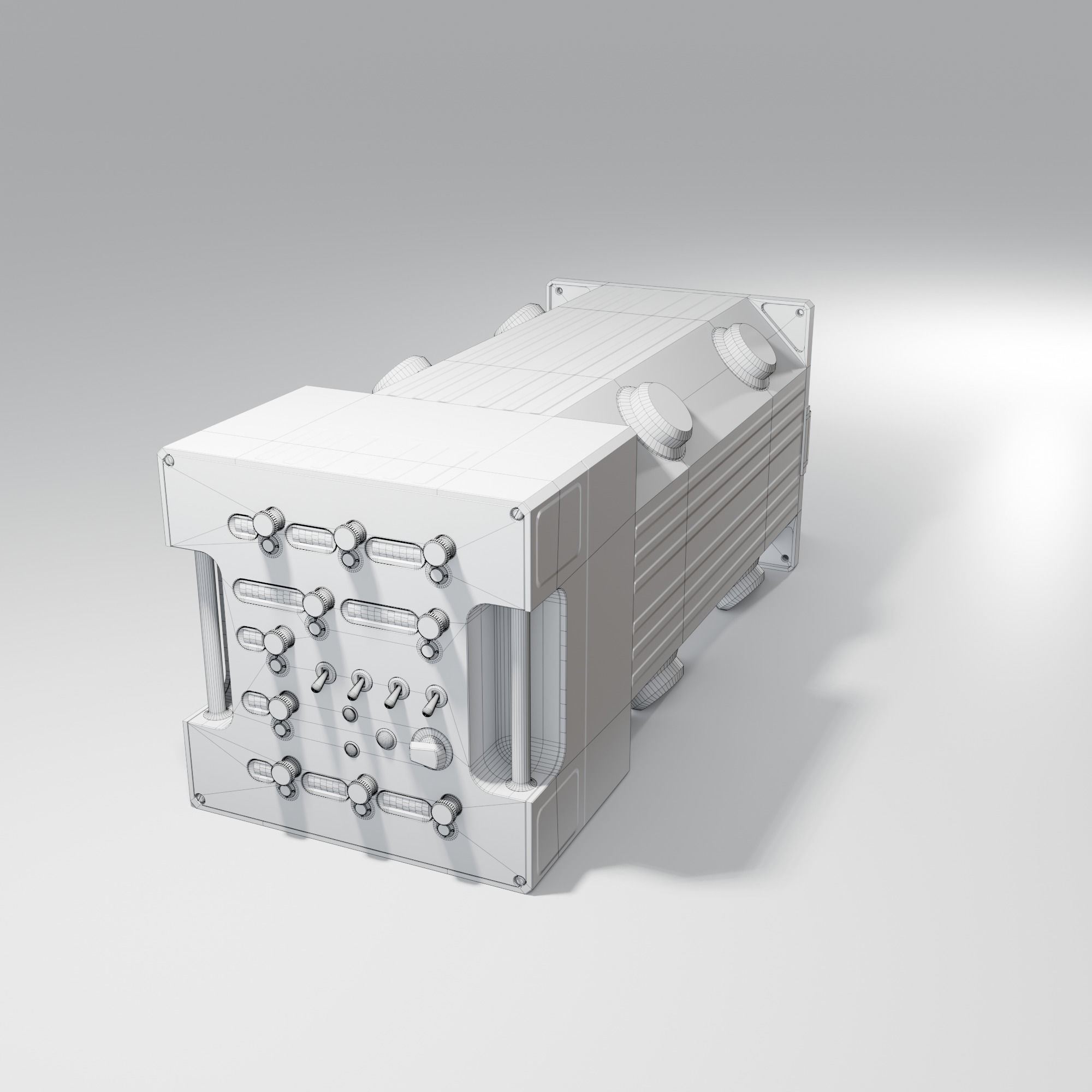The Device box Free low-poly 3D model_23