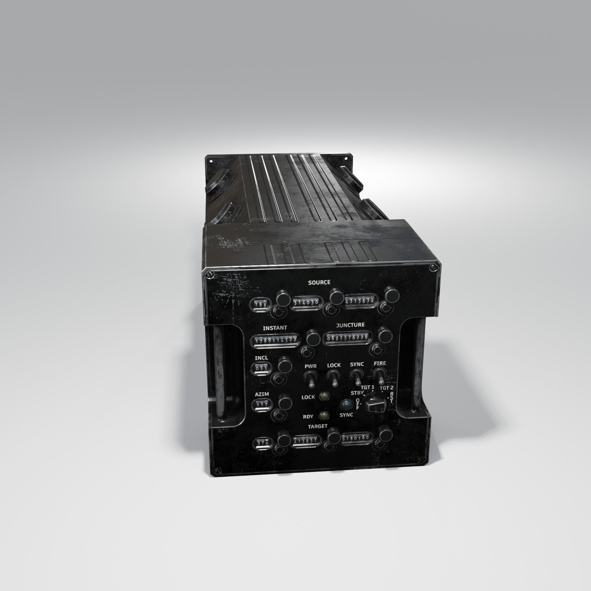 The Device box Free low-poly 3D model_10