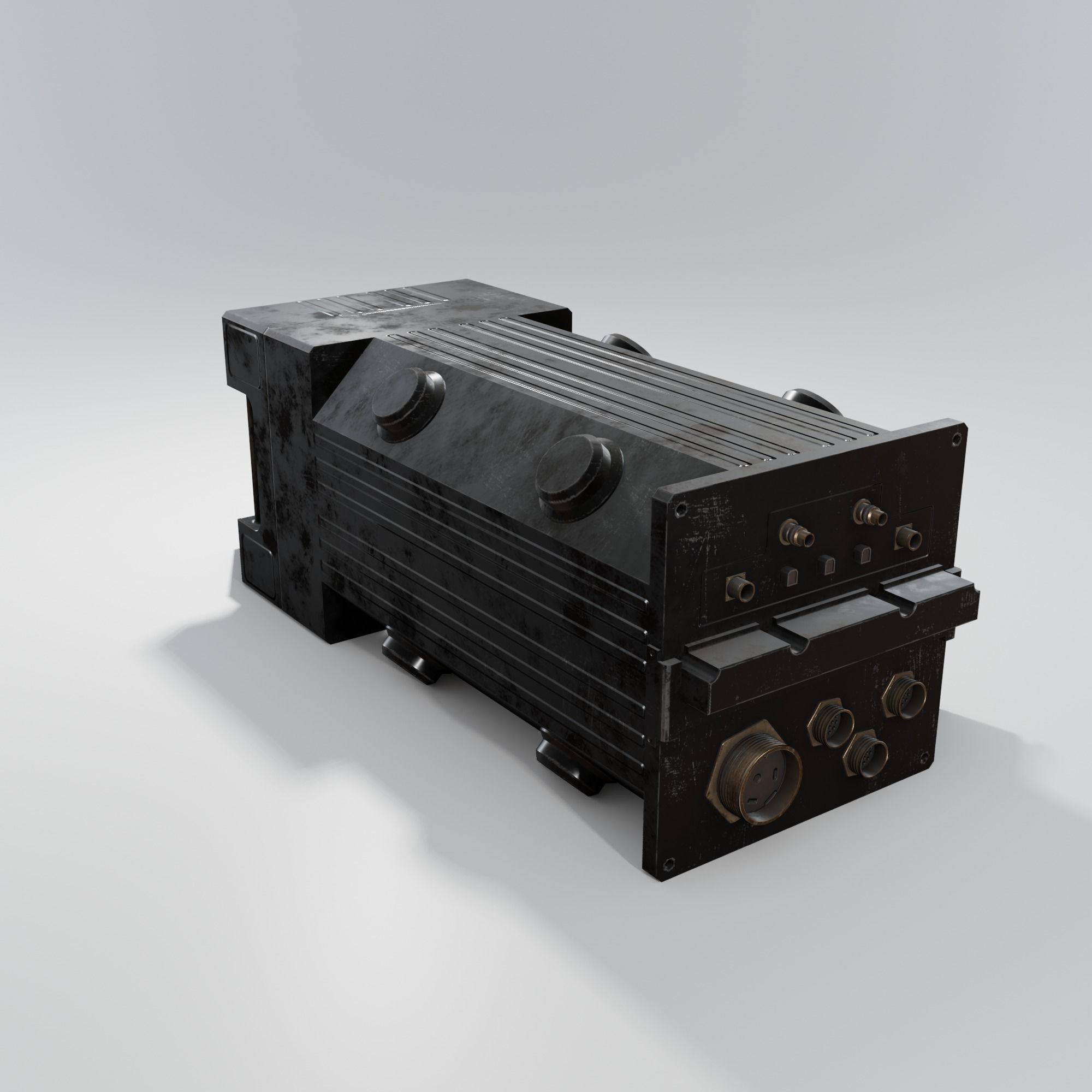 The Device box Free low-poly 3D model_15
