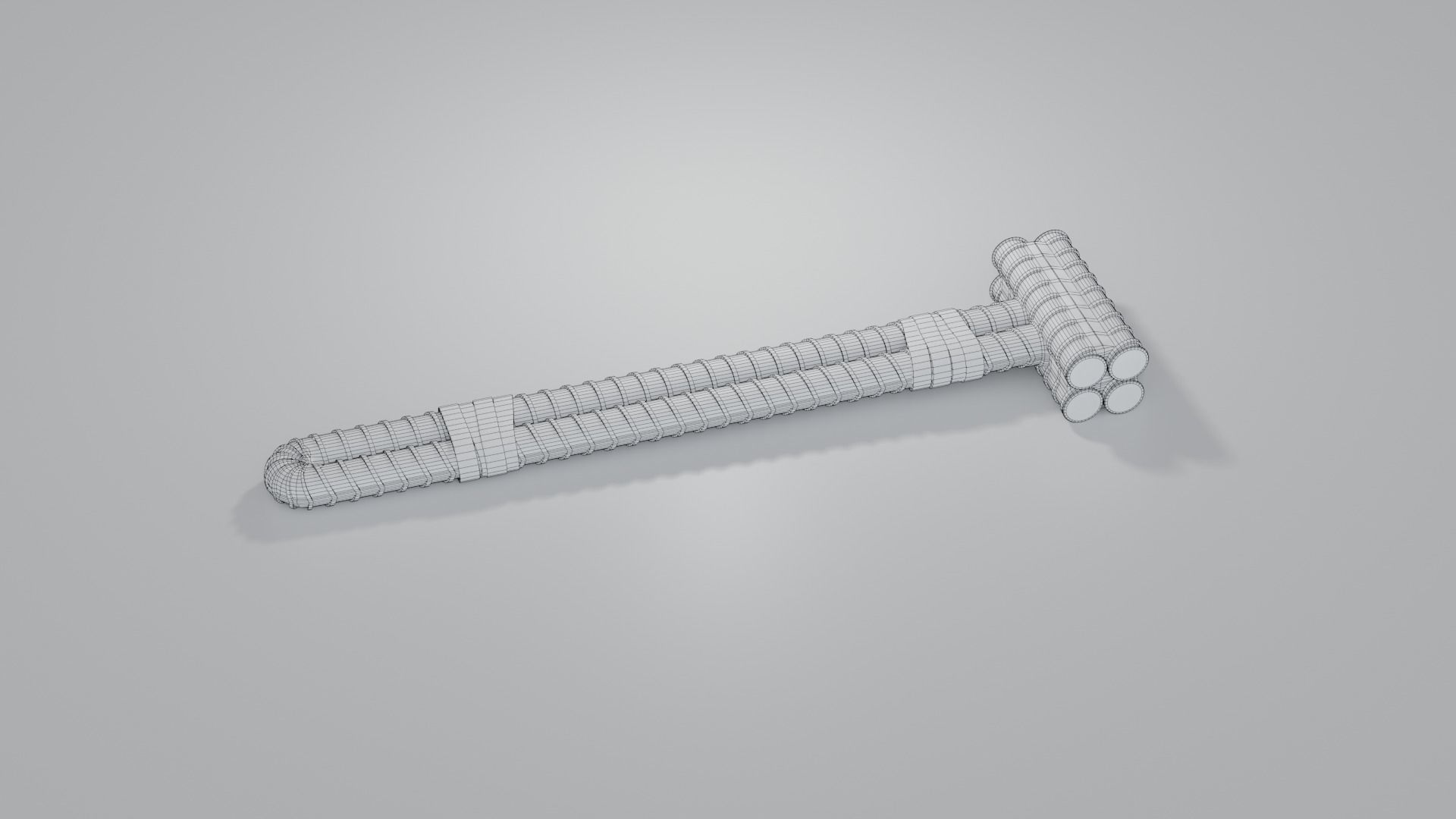 Rebar Sledgehammer Free low-poly 3D model_27