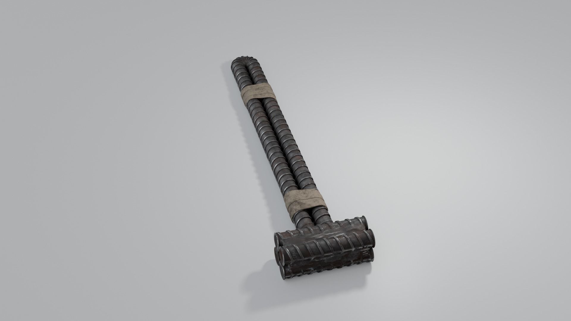 Rebar Sledgehammer Free low-poly 3D model_18