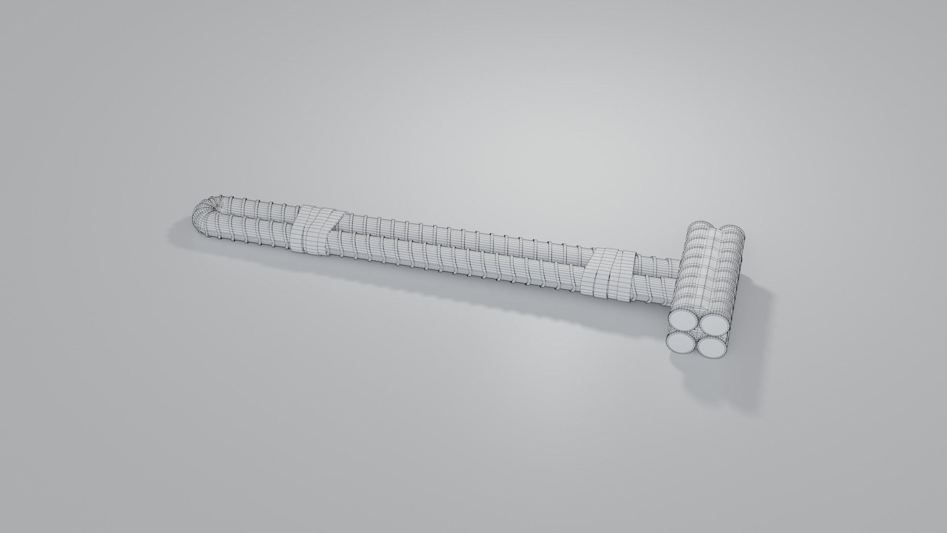 Rebar Sledgehammer Free low-poly 3D model_28