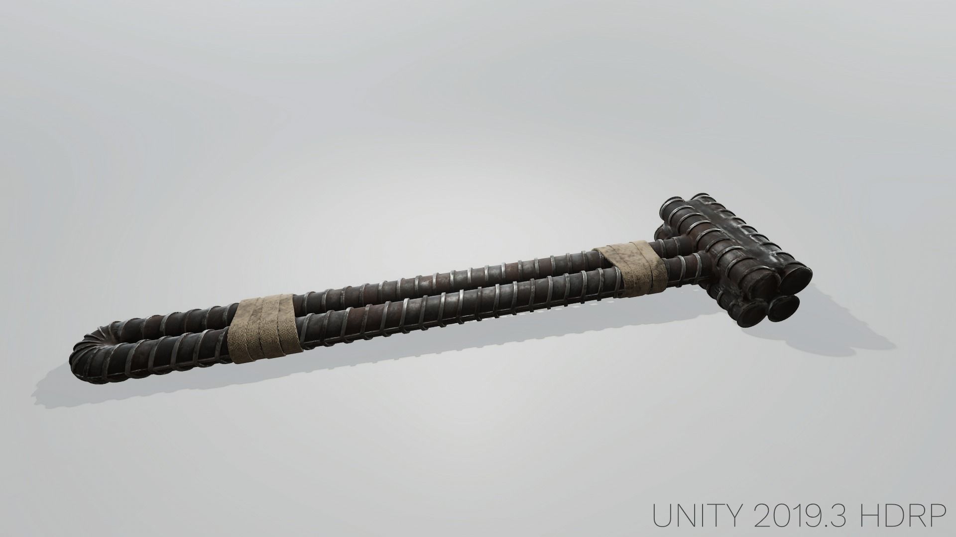 Rebar Sledgehammer Free low-poly 3D model_37