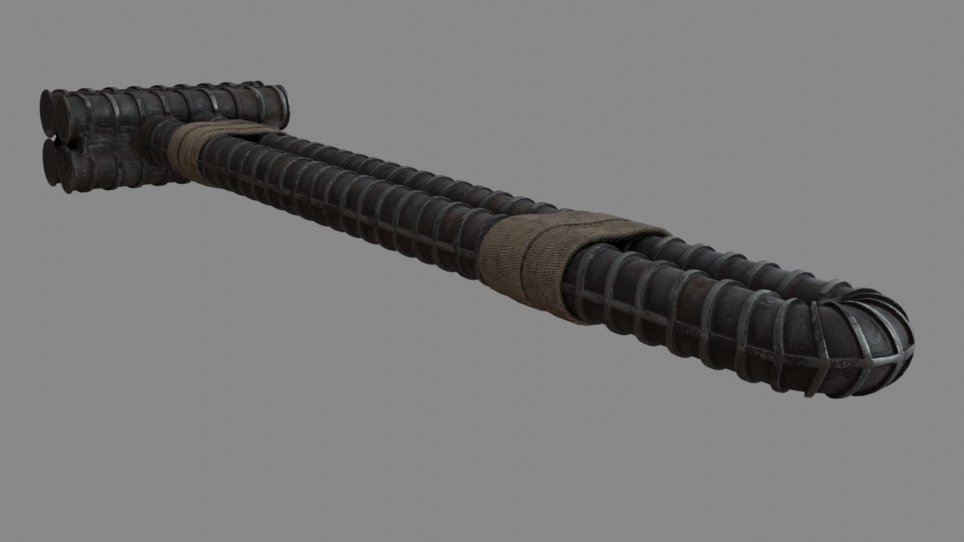 Rebar Sledgehammer Free low-poly 3D model_5