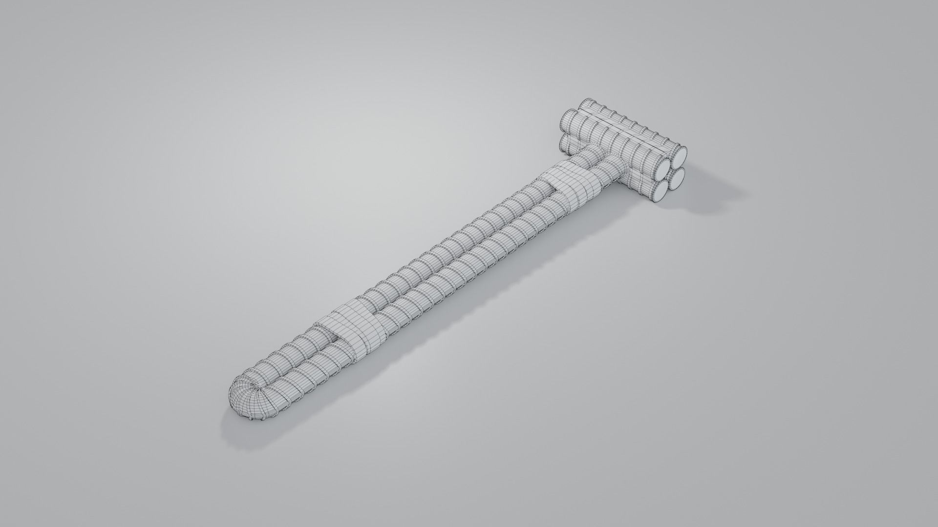 Rebar Sledgehammer Free low-poly 3D model_26