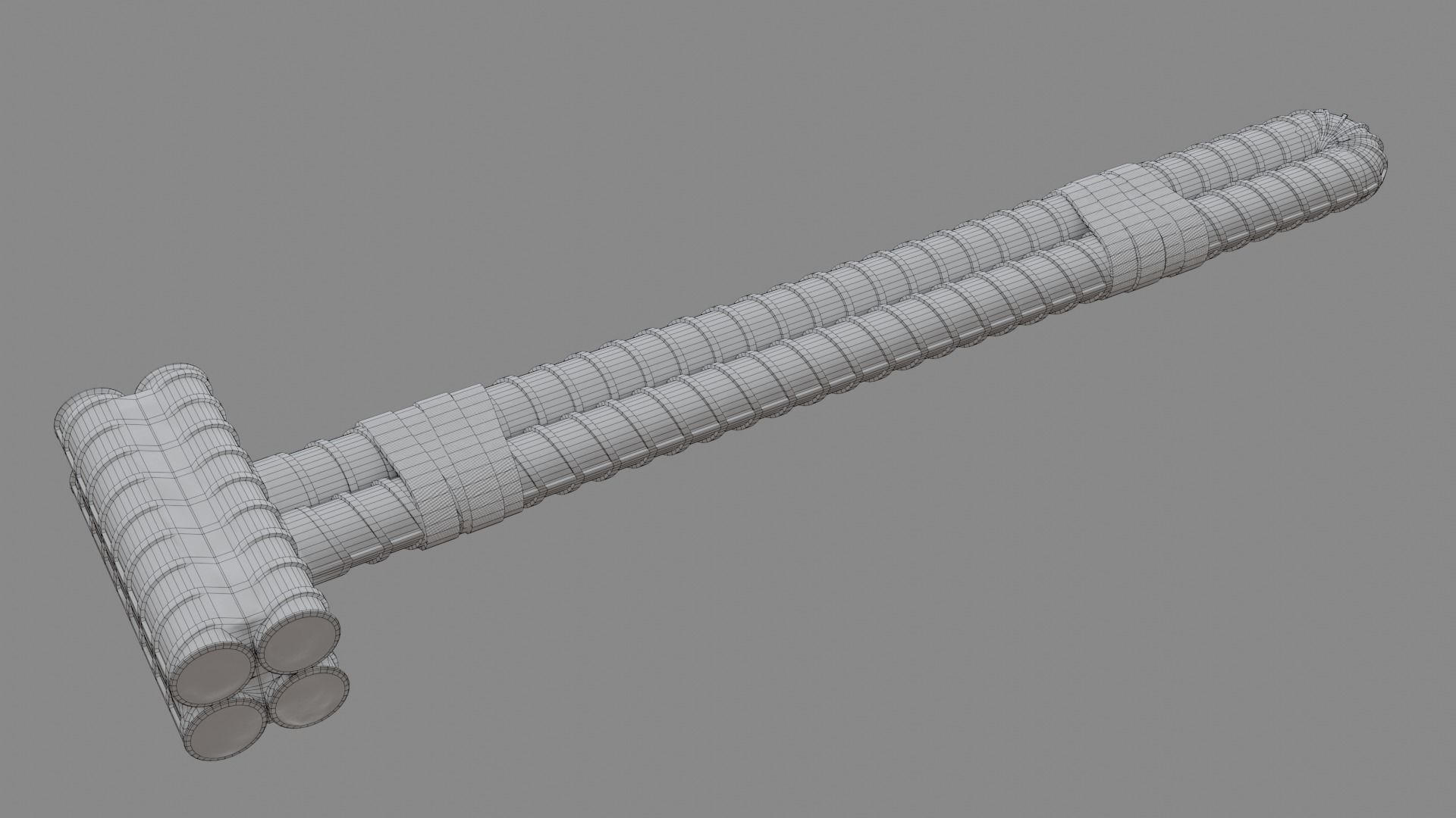 Rebar Sledgehammer Free low-poly 3D model_4