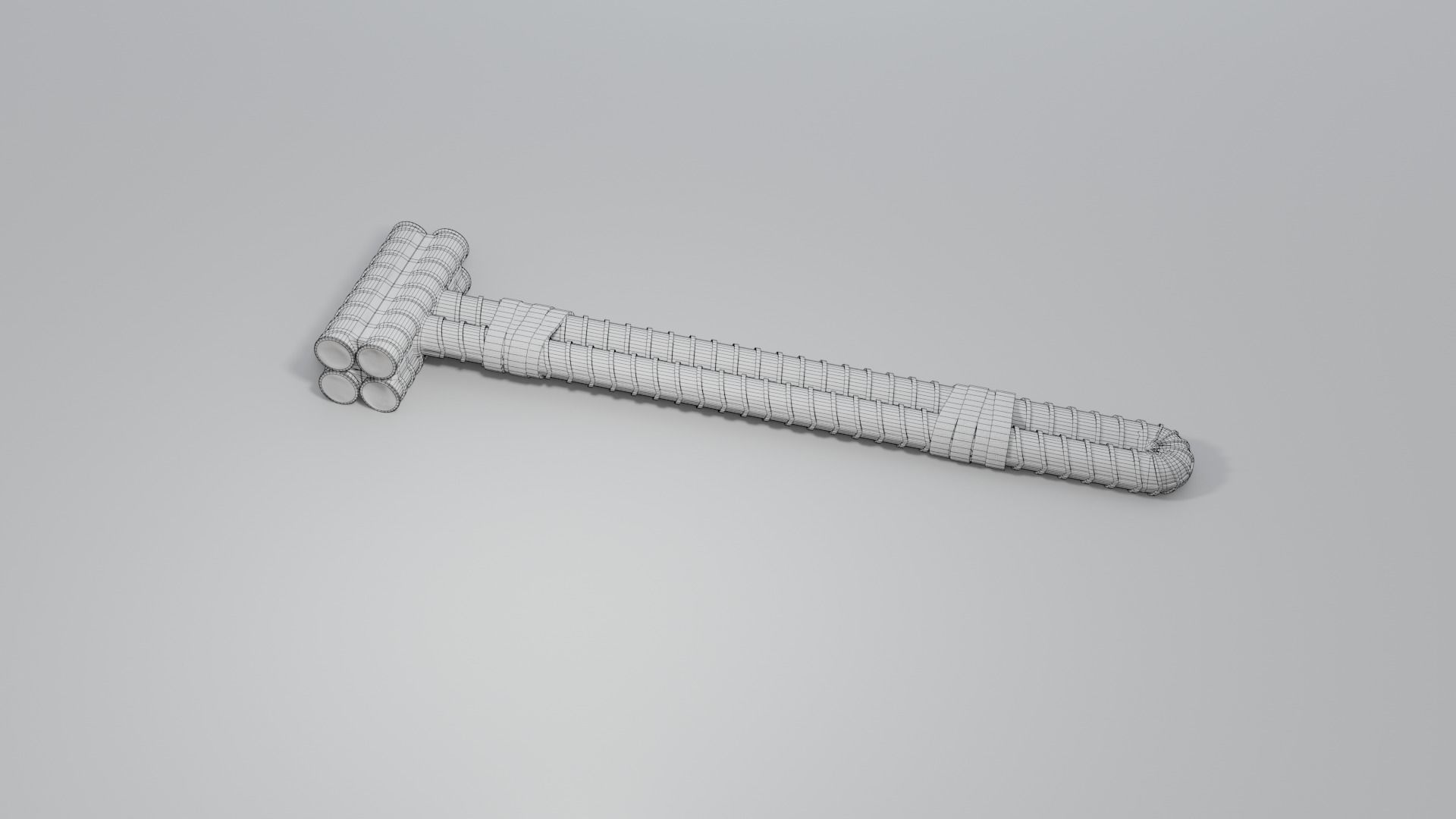 Rebar Sledgehammer Free low-poly 3D model_34