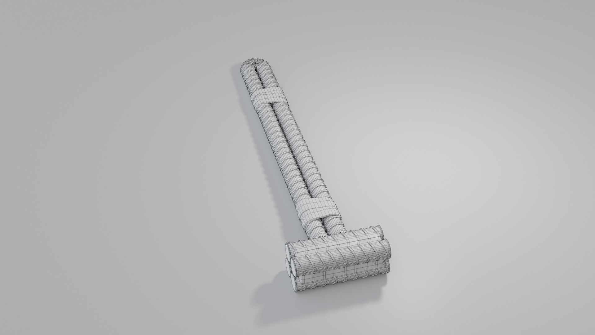 Rebar Sledgehammer Free low-poly 3D model_30